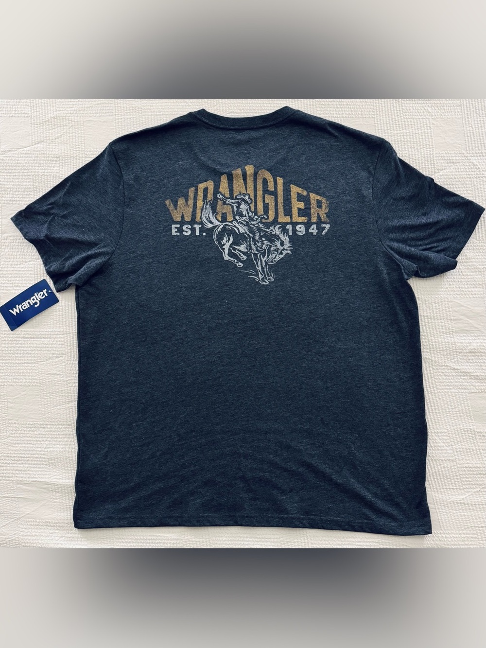NWT Wrangler Men's XL Graphic Pocket T-Shirt in Gray Heather